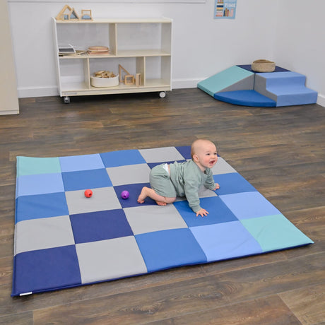 Children's Factory Patchwork Crawly Mat | Infant & Toddler Play Mat
