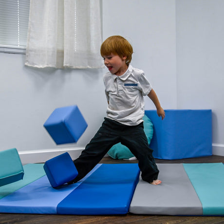 Children's Factory 4' x 6' Folding Gym Mat | Infant & Toddler Exercise Mat