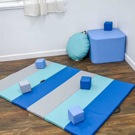 Children's Factory 4' x 6' Folding Gym Mat | Infant & Toddler Exercise Mat