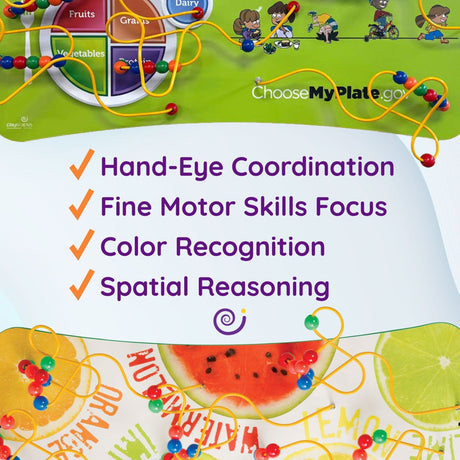 Wire & Bead Maze Wall Activity