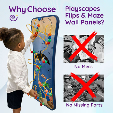 Wire & Bead Maze Wall Activity