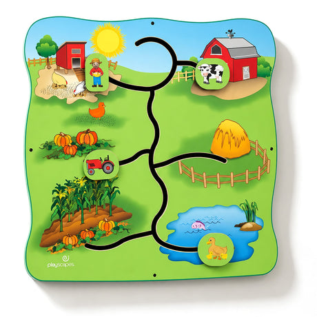 Gressco Animal Farm Wall Activity Panel