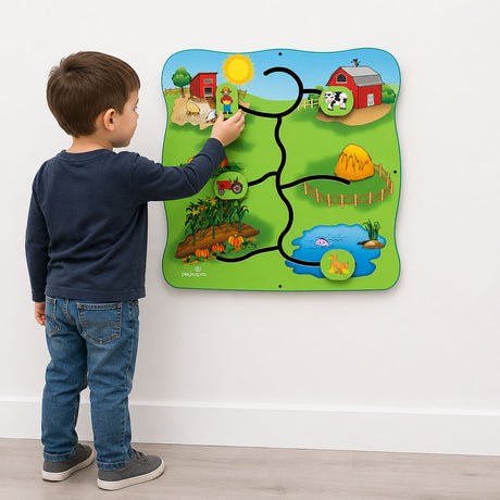 Gressco Animal Farm Wall Activity Panel