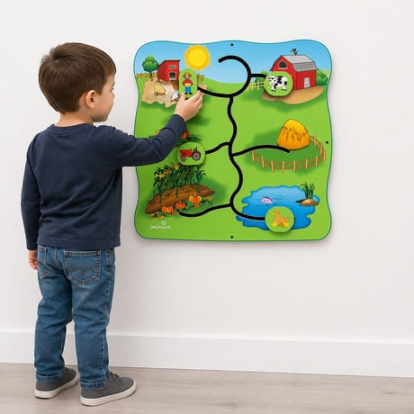 Gressco Animal Farm Wall Activity Panel