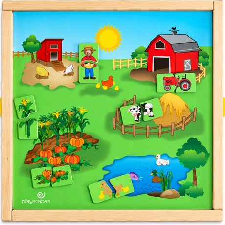 Children's Furniture Company Animal Farm Wall Activity Panel