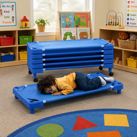 Children's Factory Toddler Cot | Stackable Daycare Nap Cot