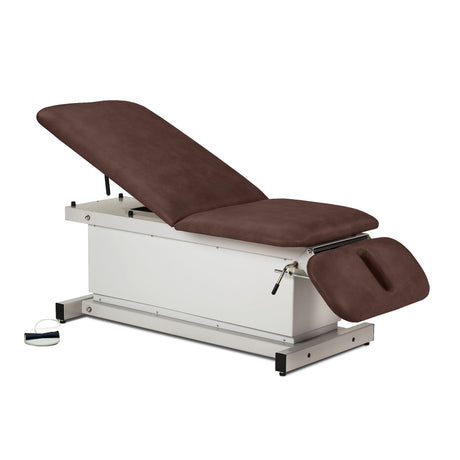 Clinton Industries 84438 Power 600 Extra-Wide Shrouded Power Table with Adjustable Backrest and Drop Section