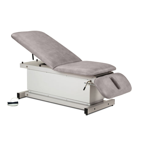 Clinton Industries 84438 Power 600 Extra-Wide Shrouded Power Table with Adjustable Backrest and Drop Section