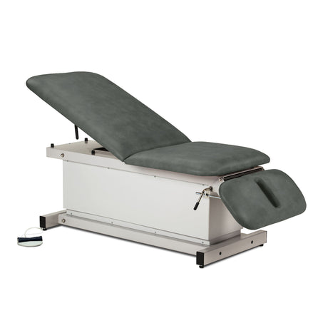 Clinton Industries 84438 Power 600 Extra-Wide Shrouded Power Table with Adjustable Backrest and Drop Section
