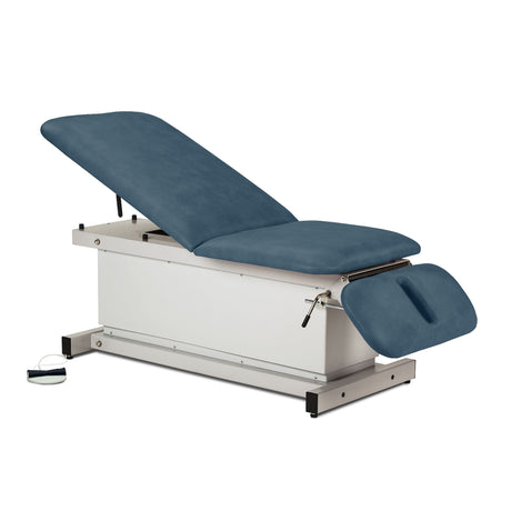 Clinton Industries 84438 Power 600 Extra-Wide Shrouded Power Table with Adjustable Backrest and Drop Section