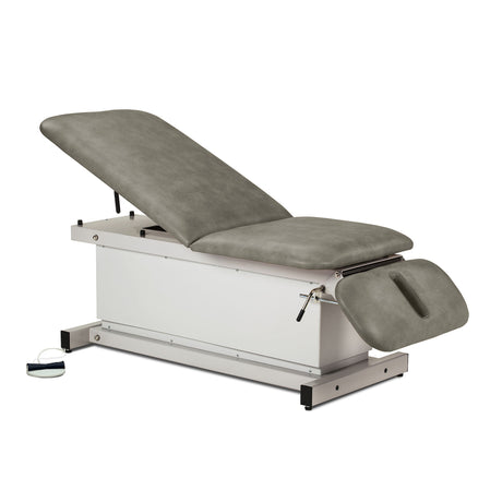 Clinton Industries 84438 Power 600 Extra-Wide Shrouded Power Table with Adjustable Backrest and Drop Section