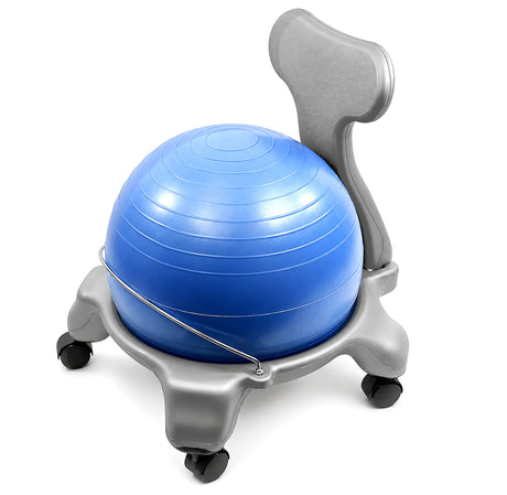 CanDo Plastic Ball Chair with Back