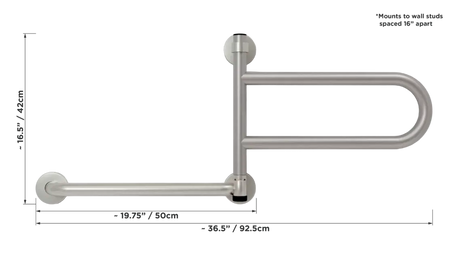 HealthCraft DependaBar Pivoting Grab Bar