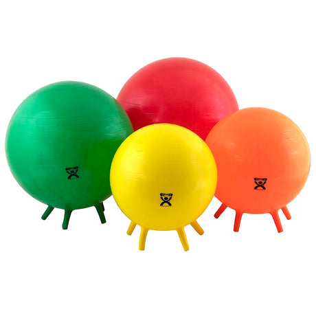 CanDo Inflatable Exercise Balls With Feet
