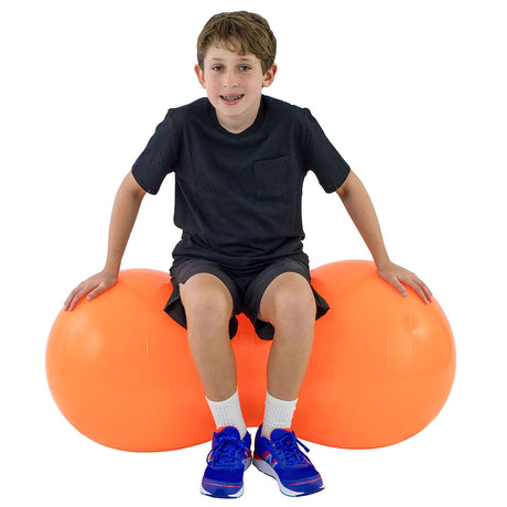 CanDo Inflatable Saddle Roll | Vestibular & Balance Therapy Tool