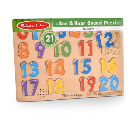 Melissa & Doug Numbers Sound Puzzle