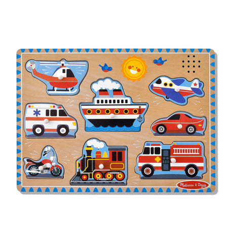 Melissa & Doug Vehicle Sound Puzzle