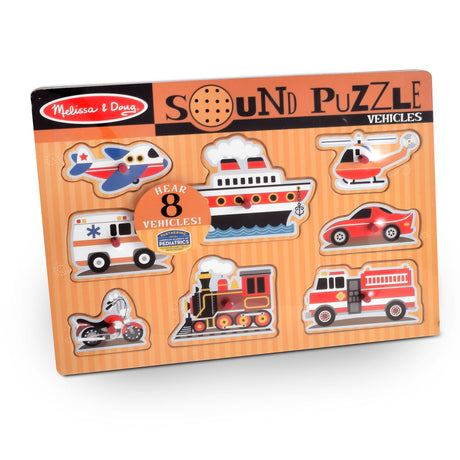 Melissa & Doug Vehicle Sound Puzzle