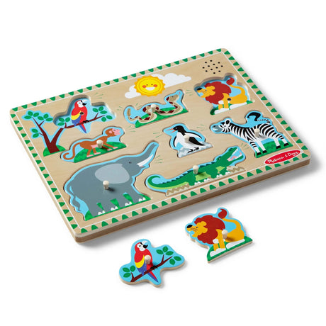 Melissa & Doug Zoo Animals Sound Puzzle