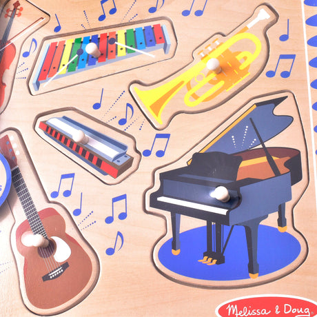 Melissa & Doug Musical Instruments Sound Puzzle