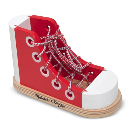 Melissa & Doug Wood Lacing Sneaker