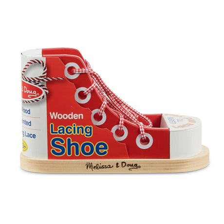 Melissa & Doug Wood Lacing Sneaker