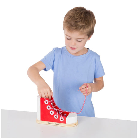 Melissa & Doug Wood Lacing Sneaker
