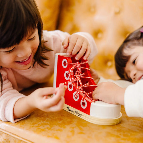 Melissa & Doug Wood Lacing Sneaker