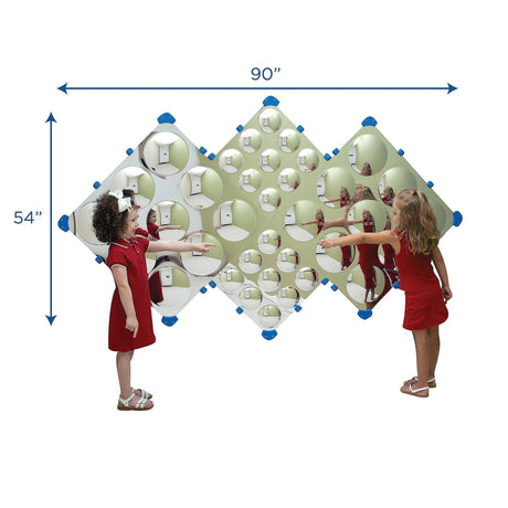 Diamond Bubble Wall Mirror