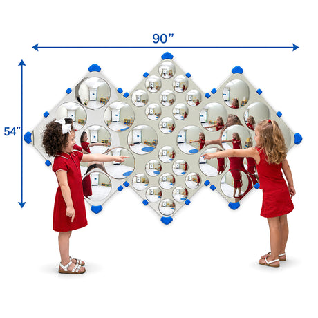 Diamond Bubble Wall Mirror