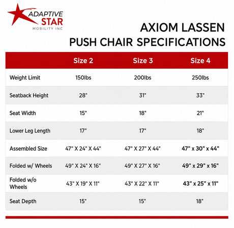 Adaptive Star Axiom Lassen 2 Special Needs Stroller