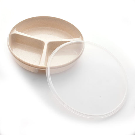 Partitioned Scoop Dish with Lid