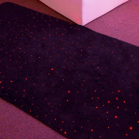 LED Fiber Optic Star Carpet