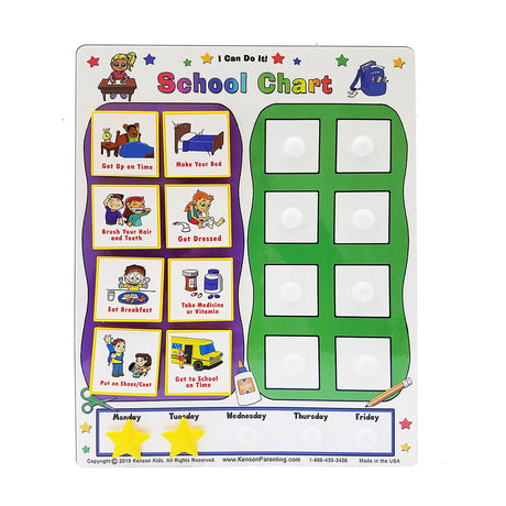I Can Get Ready For School Reward Chart
