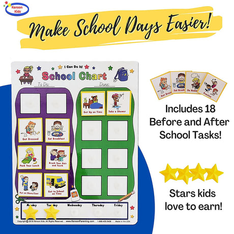 I Can Get Ready For School Reward Chart