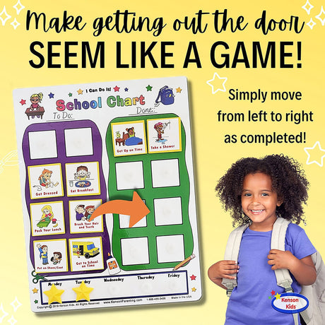 I Can Get Ready For School Reward Chart