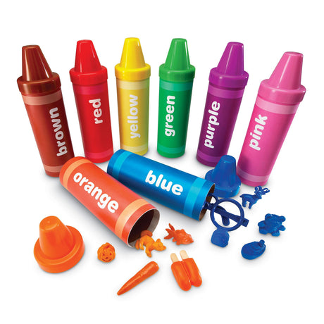 Rainbow Sorting Crayons