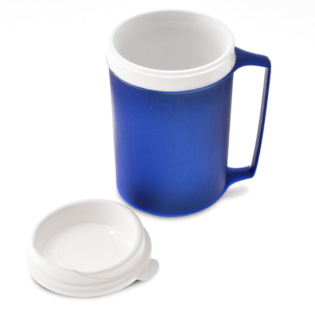 Insulated Mug with Lid, 12 oz.