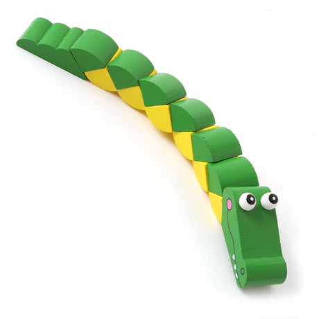 Crooked Croc Wooden Sensory Fidget Toy