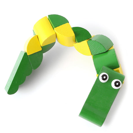 Crooked Croc Wooden Sensory Fidget Toy