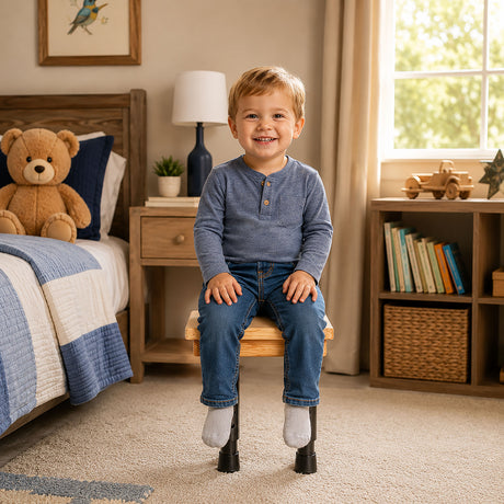 Double Leg Height Adjustable T-Stool