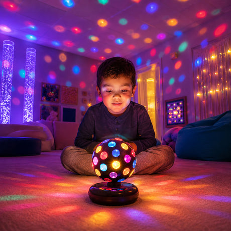 Rotating Disco Ball Light