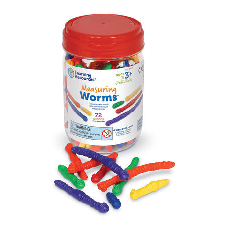 72 Piece Measuring Worms Set