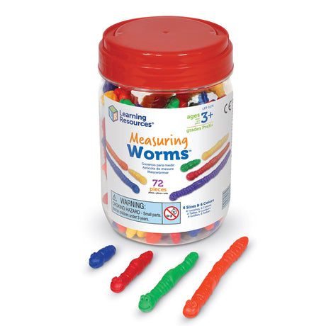 72 Piece Measuring Worms Set
