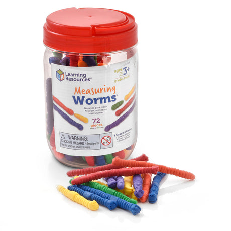 72 Piece Measuring Worms Set