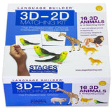 Language Builder 3D-2D Animal Matching Kit