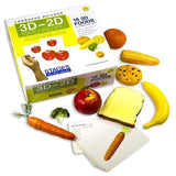 Language Bulider 3D-2D Food Matching Kit