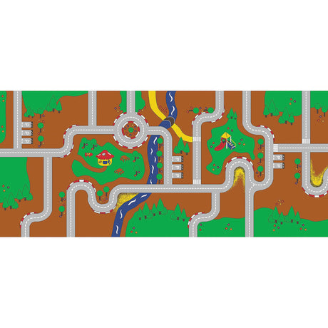 Educational Rectangular Building Block Rug