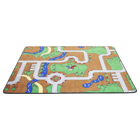 Educational Rectangular Building Block Rug