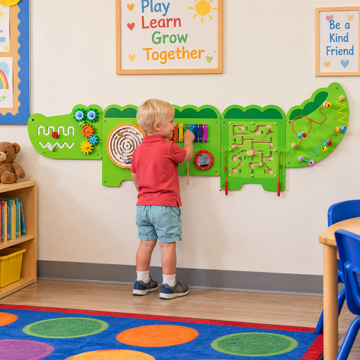 Learning Advantage Crocodile Activity Wall Panel